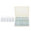 100pcs Microscope Slides Rounded Edge Plants Blank Microscope Slides for