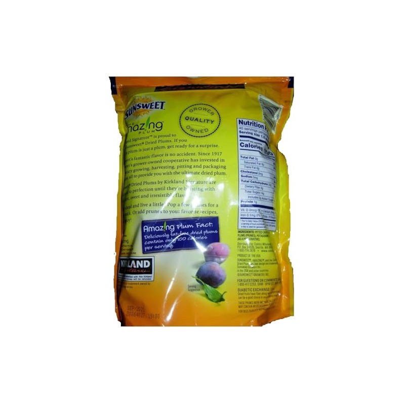 Signature's Dried Plums Pitted Prunes, 3.5 Pounds