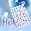 Unbranded 2Pcs Set Nail Stickers Clownfish Seaweed Starfish Ocean Peel
