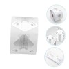 OATIPHO Aluminum Foil Fish-Shaped Nail Extension Stickers 1 Roll Thick
