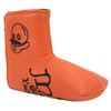 Golf Putter Headcover Orange Sailor's Hat Pattern PU Waterproof Surface