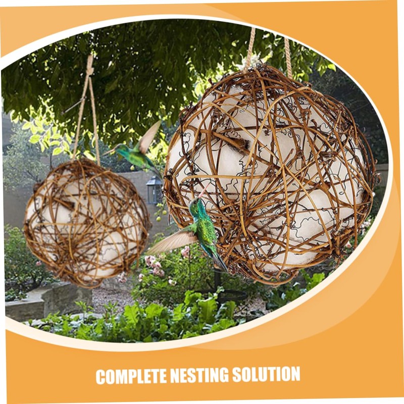 CIYODO Natural Nesting Materials Kit Handmade Birdhouse Birds Nesting Material