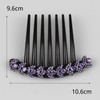 EZ PEACH Rhinestone Hair Comb DE Yaii Wind, Rakuchin, Kantan