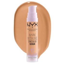 NYX Professional Makeup Bare With Me Concealer Serum, suero  corrector ligero de cobertura media con fórmula vegana, hidratación hasta por 24H, 9.6ml 