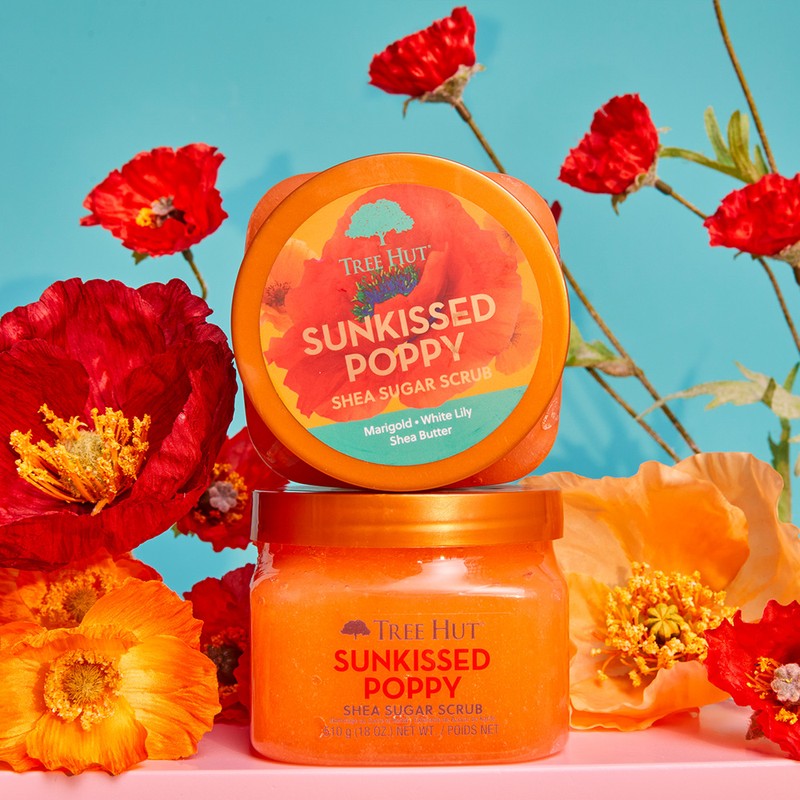 Tree Hut Shea Sugar Exfoliation Care Body Scrub Sunkist Puppy,