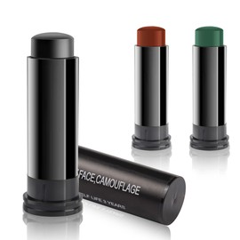 MEICOLY 3 Colors Camo Face paint,Black Maroon Green Eye Black Stick Football Stick,Sporting Face Paint for Baseball Softball Lacrosse,Hunting Accessories Military Army Camo Paint