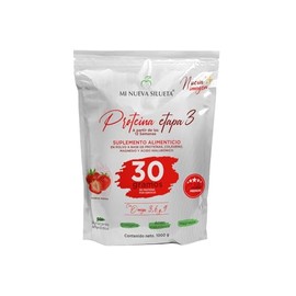 Proteina Mi Nueva Silueta etapa 3 con omega 3, 6, 9 potencializada con 30 gr de proteina por batido