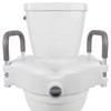 Vive Raised Toilet Seat - 5" Portable, Elevated Riser with