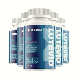 Lutevid 5-Pack Lutevid Vision Supplement Advanced Formula Healthy Vision- 300 Capsules