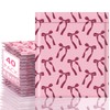 Fuxury Bubble Mailers 8.5x12 40 Pack, Pink Bows Cute Design
