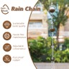 giole 10.53ft Rain Chain for Outside, Rain Chain with 10