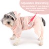 Zunea Waterproof Dog Raincoats with Hood for Small Dogs Puppy