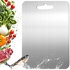 Tabla Para Picar Acero Inoxidable, Tabla de Cortar de Cocina,