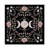 Mantel de Tarot 75x75 cm con Triple Diosa y Rosas