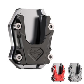 ROOOCYY Bike Side Stand Plate Expanding Cover Universal Bracket PCX125 PCX150 PCX160 ADV150 Black