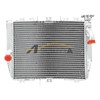ASCIUTTA Aluminum Motorcycle Radiator For Kawasaki Ninja ZX10R ZX-10R 2004-2005
