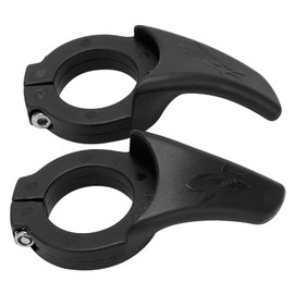 Generic Bike Extended Bar End with Thumb Rest Handlebar, Safe and Firm Design for Mountain Bike, Extends Comfort (Black), #112, Genericrzwkgu01q6-12