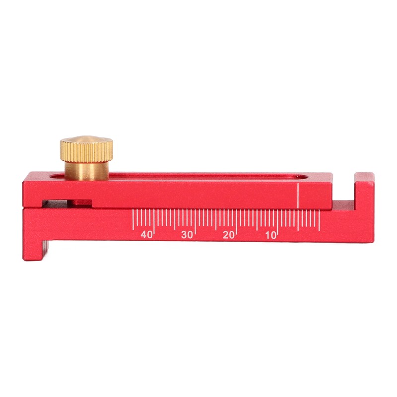 Depth Measuring Ruler Saw Gaps Gauge Aluminium Alloy 5‑40mm Tool