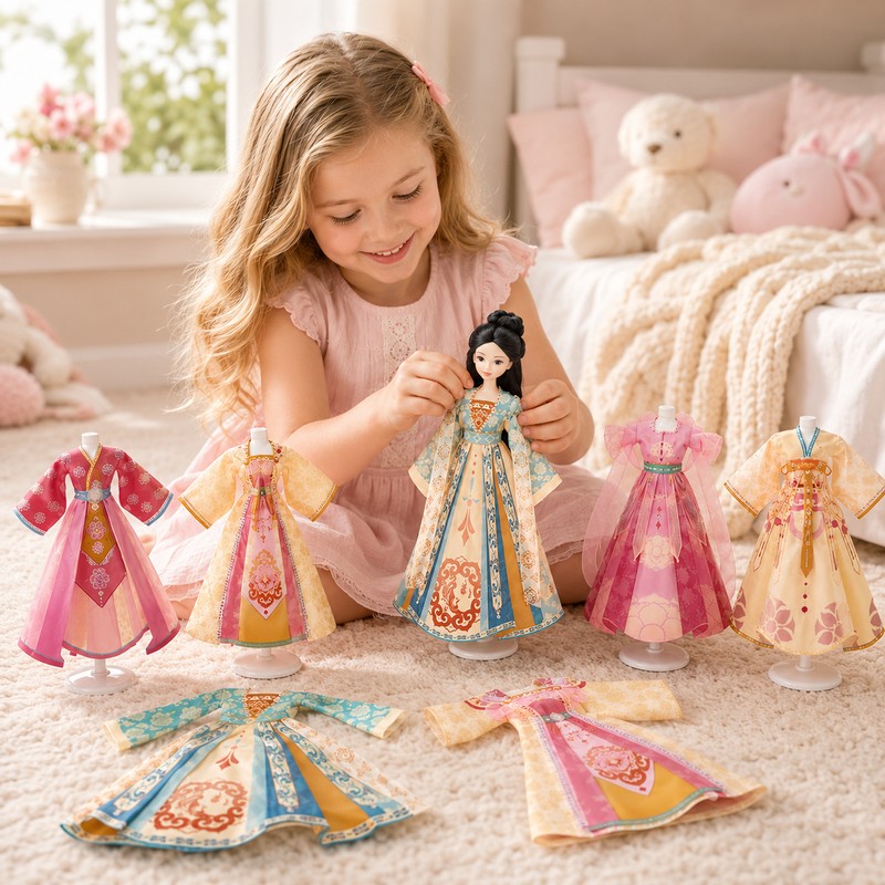 DIY Ancient Costume Craft Kit for Kids – 5 Mannequins