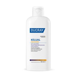 DUCRAY Kelual Squanorm Shampoo Dry Dandruff Removes 100% Dandruff Probiotic Science Technology Moisturising 2 Months Relapse Protection Itchy Scalp 200 ml
