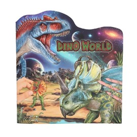 Depesche Dinosaurs 13354 Dino World Colouring and Sticker Book