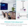 Gatuida Mini Projector Stand Ceiling Mount Aluminum Bracket Holder for