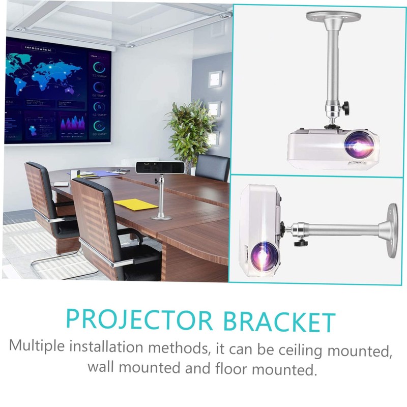 Gatuida Mini Projector Stand Ceiling Mount Aluminum Bracket Holder for