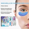 Bluemega Mascarillas para Ojos, 12 Unidades, Parches de Colágeno Marino