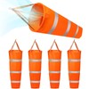 ZOOFOX 4 Pack 40 Inch Windsock, Heavy Duty Printed Wind