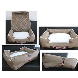 Seat Armour Komfort2Go Tan Car Pet Bed and Seat Cover