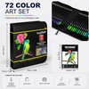 KALOUR 72 Colored Pencils Set, Blending Pencil Sketchbook DIY Color