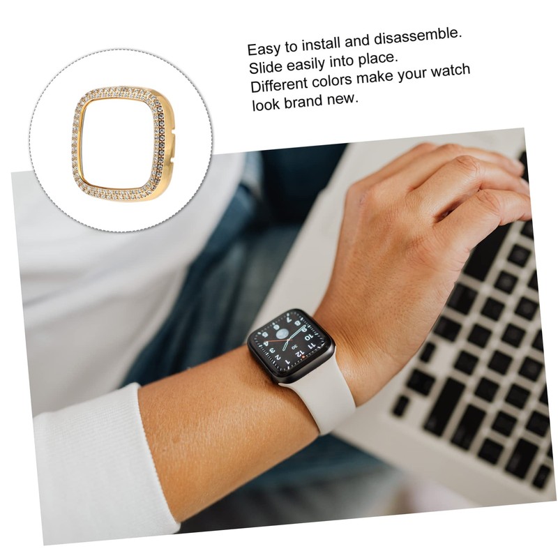 Mikinona Watch Frame Protective Case for Sense Stylish Electroplated Cover