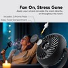 IRIS USA WOOZOO 3.5" Cordless Portable Personal Fan with Flexible