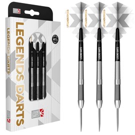 Legend Darts | Steel Tip Darts Set | 90% Tungsten | Pro Series | V36 | Slim Ring. Multiple Weights Available. (23, Grams)