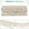 M METERXITY 5 Yards Curtain Fringes Fringe Trim, 2.4" Wide