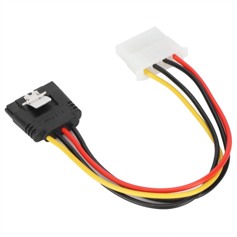 10 Pcs SATA Cables Big 4Pin to 15Pin IDESATA Power
