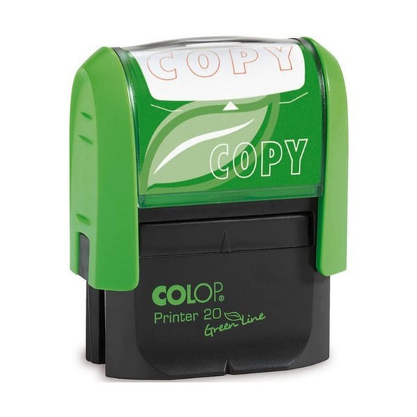 Colop Green Line Word Stamp COPY Imprint 38x14mm Red Ref