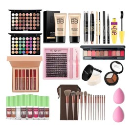 138 Kit De Maquillaje Profesional Completo Para Principiante                                                                                          