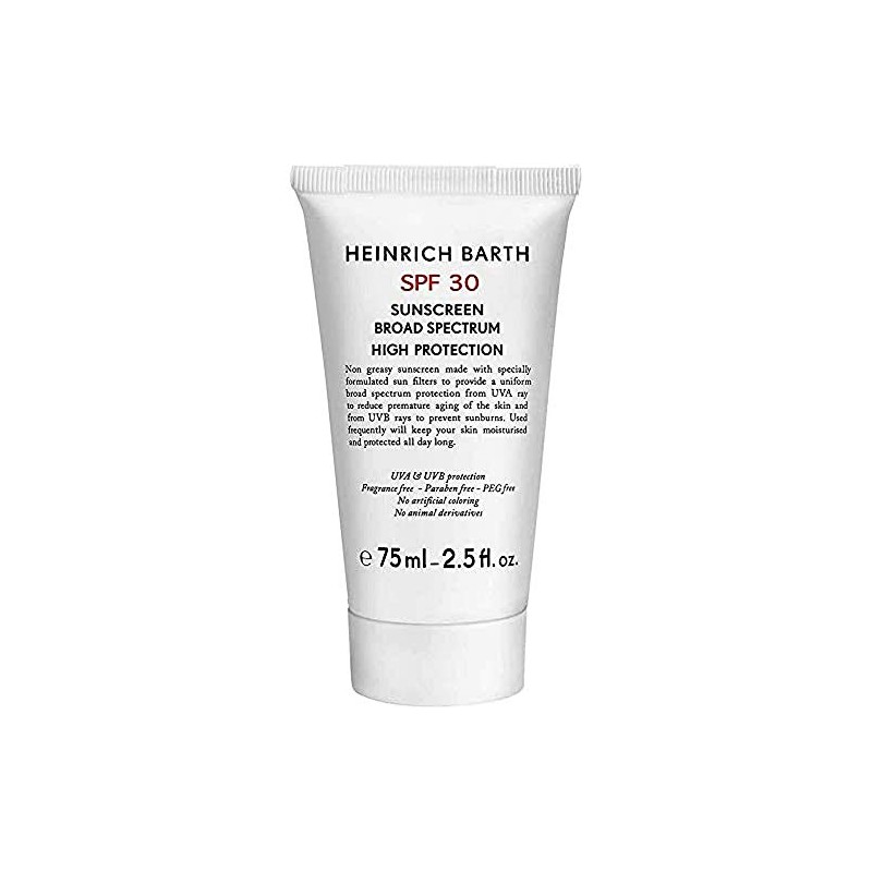 HEINRICH BARTH SPF30 Sunscreen Broad Spectrum High Protection 75ml