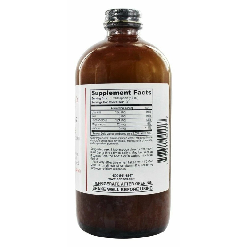 Sonne's Sonnes Calphonite No. 2 Liquid Calcium Phosphorus Dietary Supplement