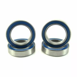 TRB RC 12x18x4mm Precision Ball Bearings ABEC 3 Rubber Sealed BLU (4)