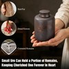 SOITIS Small Urns for Human Ashes Ceramic Decorative Urn Cremation