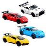 Toy Car, 4 Pcs Mini Play Vehicles Set Children's Pull