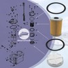 HeuroFosh 8M0093688 Fuel Filter Filtering Disk Kit for MerCruiser Sterndrive