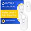 OUVOPO Water Leak Detectors 120dB Audio Alarm Senso Sensitive Leak
