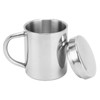 Tea Cup Portable 304 Stainless Steel Water Cup with Lid