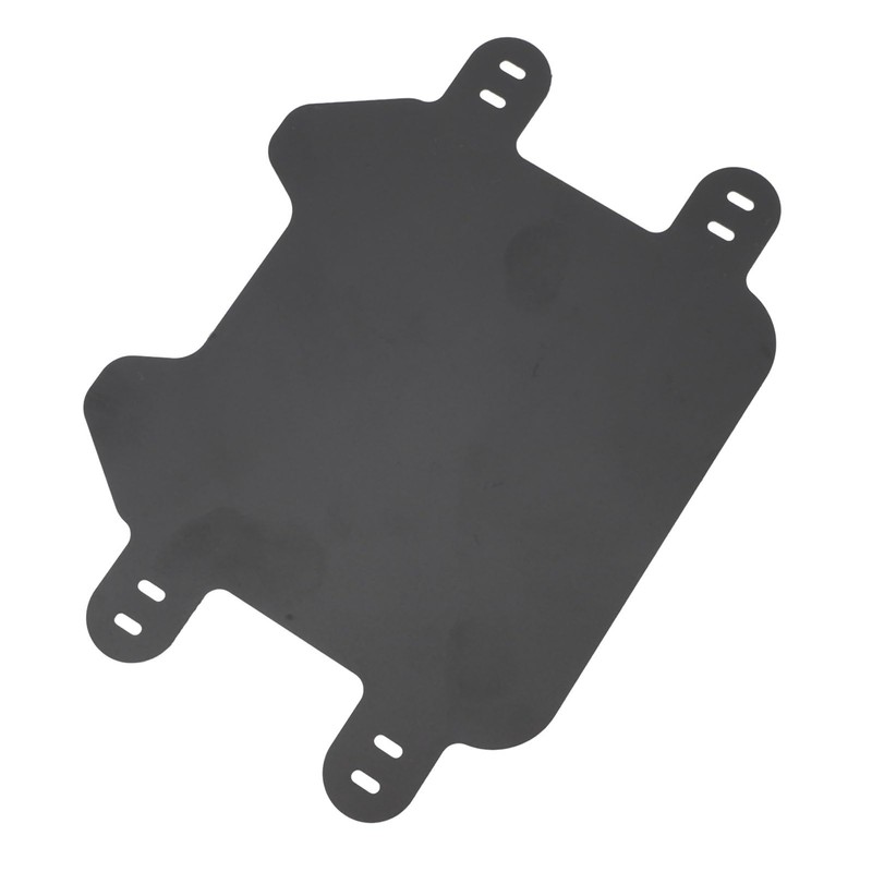 Matte Black Motorcycle Front Number Plate Easy Installation License Plate