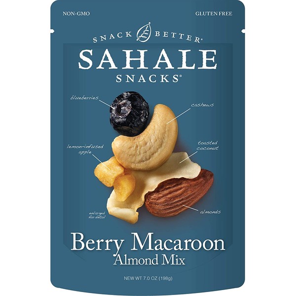 Sahale Snacks Berry Macaroon Almond Trail Mix, 7 Ounces