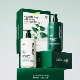 [TS] TS Houttuynia cordata calming hair care set (shampoo 500g + treatment) / [티에스] TS 어성초 카밍 헤어 케어 세트 (샴푸500g+트리트먼트