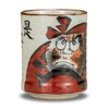 Large Tea Cup Kutaniyaki Yunomi Daruma Tea Bowl Pottery Brand